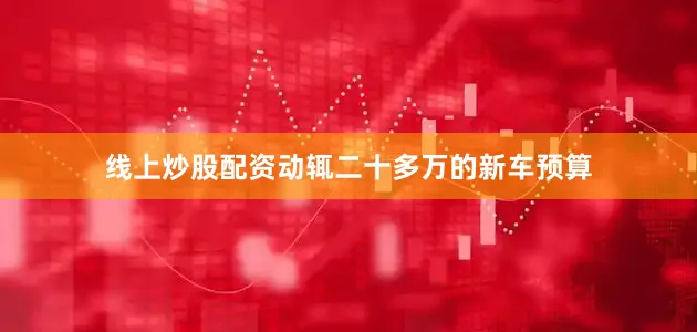 线上炒股配资动辄二十多万的新车预算