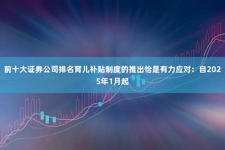 前十大证券公司排名育儿补贴制度的推出恰是有力应对：自2025年1月起